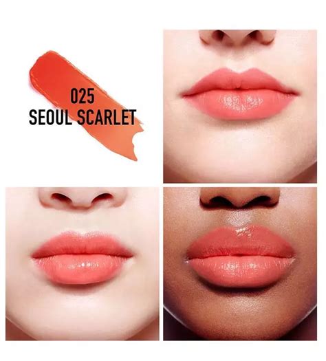 dior seoul scarlet 025|dior glow lip balm.